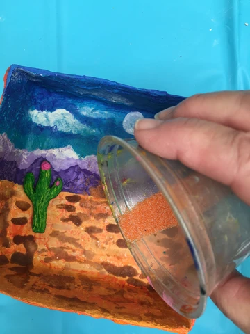 Art teacher Tracy Evans created a unique Biome Box as her submission for the ACTÍVA Products Art Teacher Mystery Box contest.  Get her full lesson plan here.